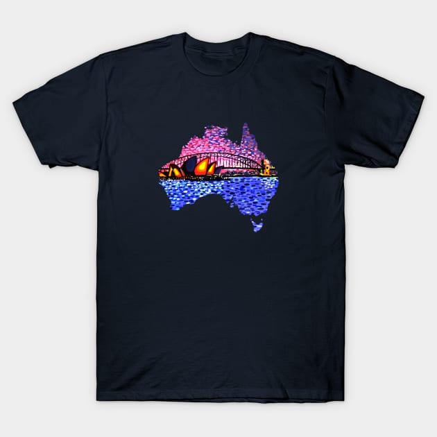 Sydney Harbour T-Shirt by Alan Hogan